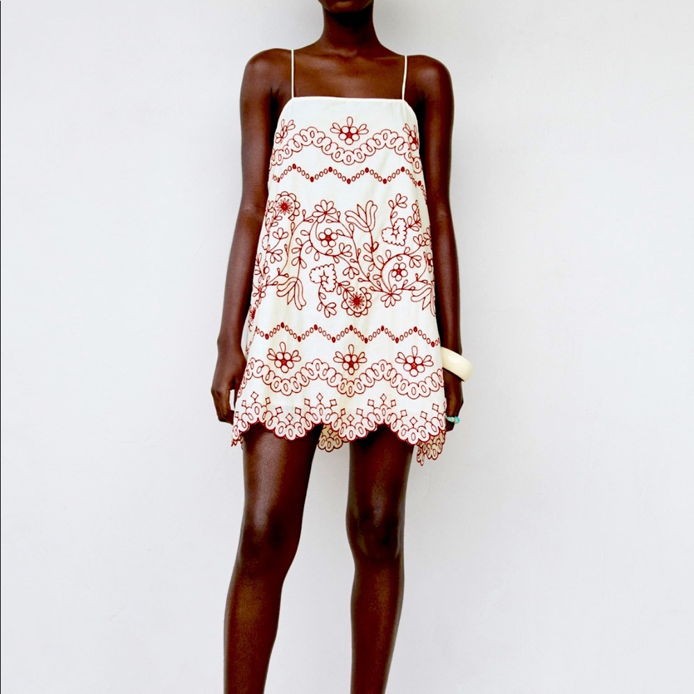 Embroidered dress